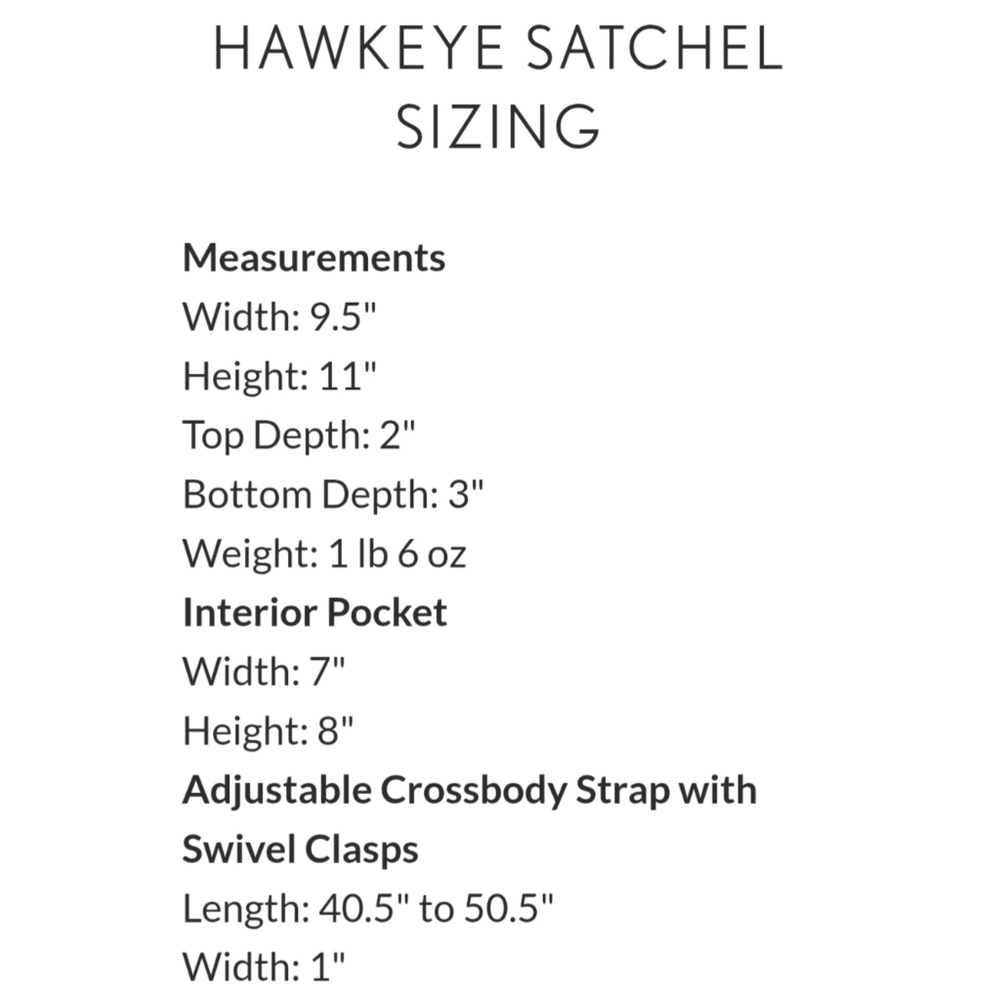 Portland Leather Goods Bundle! Hawkeye, Medium Xbody Tote (Zip), Stickers, More! - Picture 3 of 4